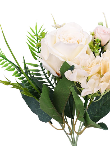 Pink & Green Rose Artificial Flower