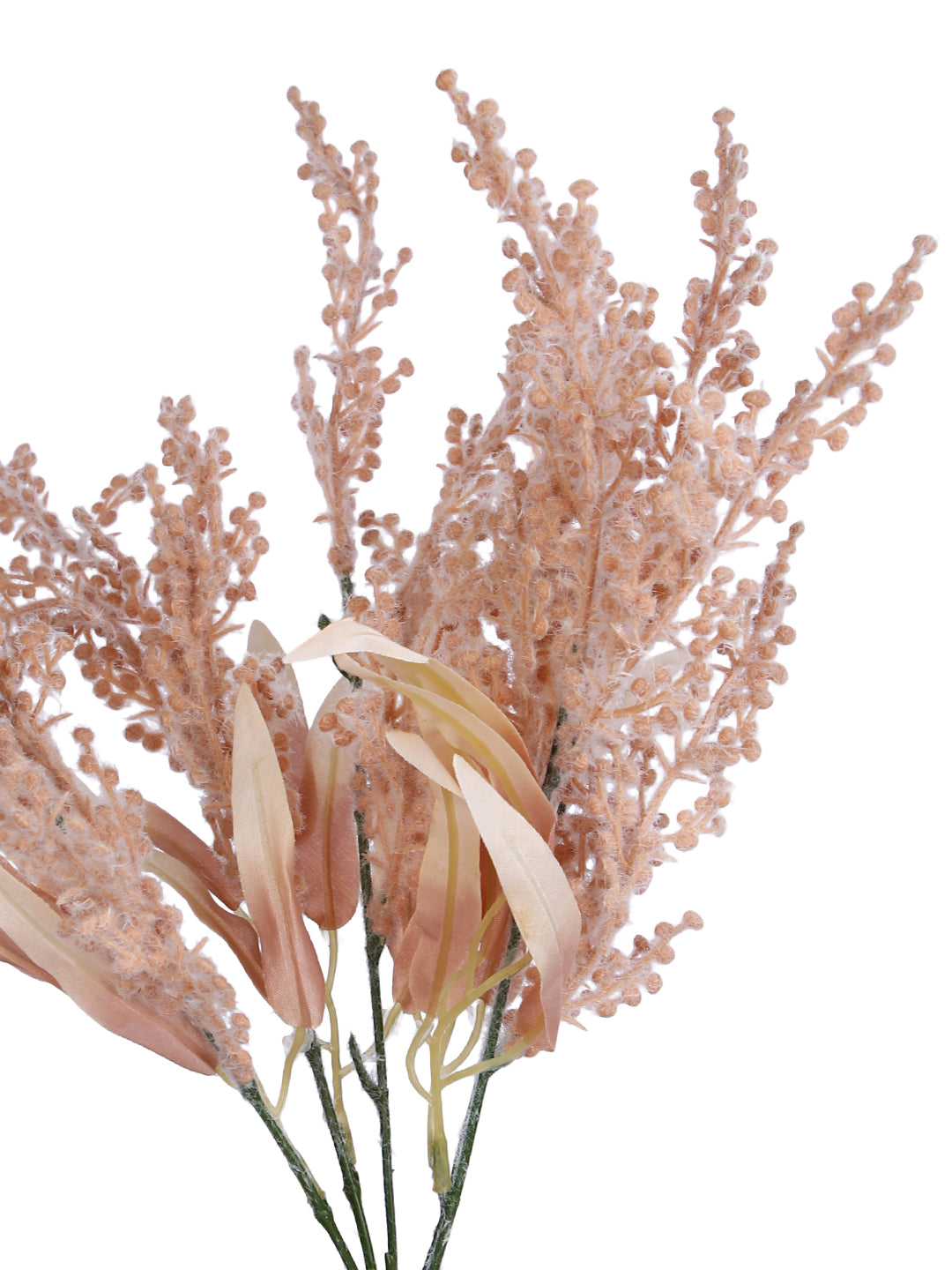 Peach 2 Pieces Babys Breath Grass Artificial Plants