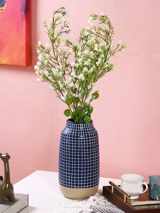 White & Green 2 Pieces Gypsophilia Babys Breath Stems Artificial Flower