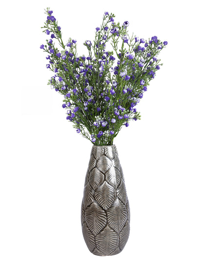 Purple & Green 2 Pieces Babys Breath Stems Artificial Flowers