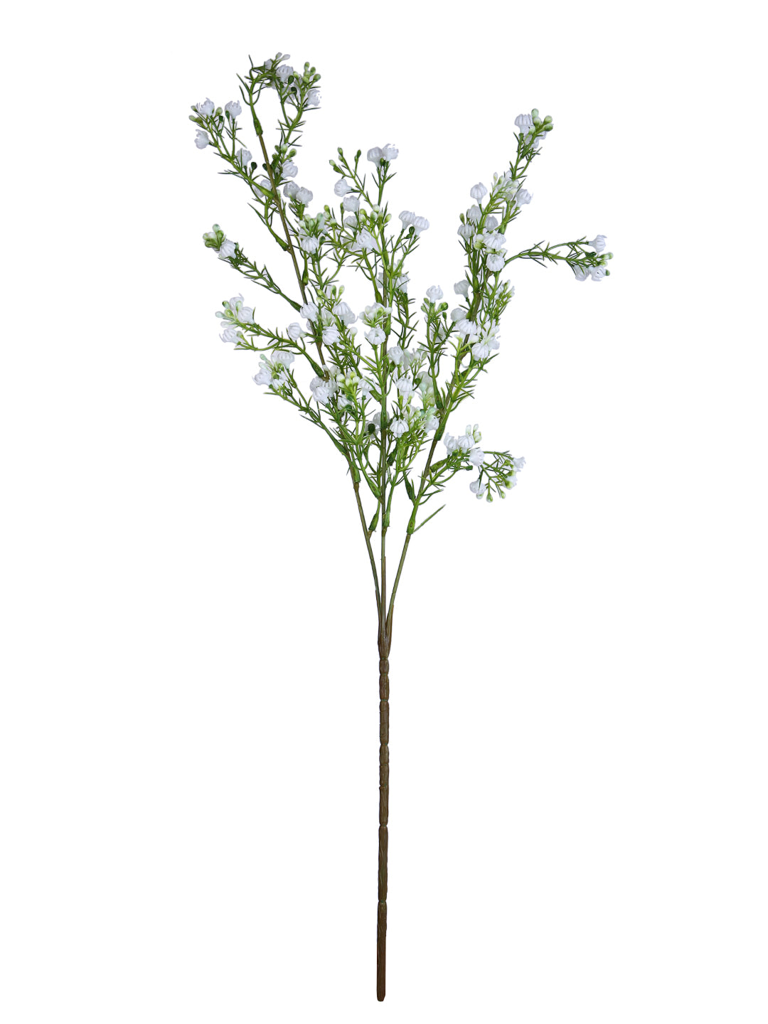 White & Green 2 Pieces Babys Breath Stems Artificial Flowers