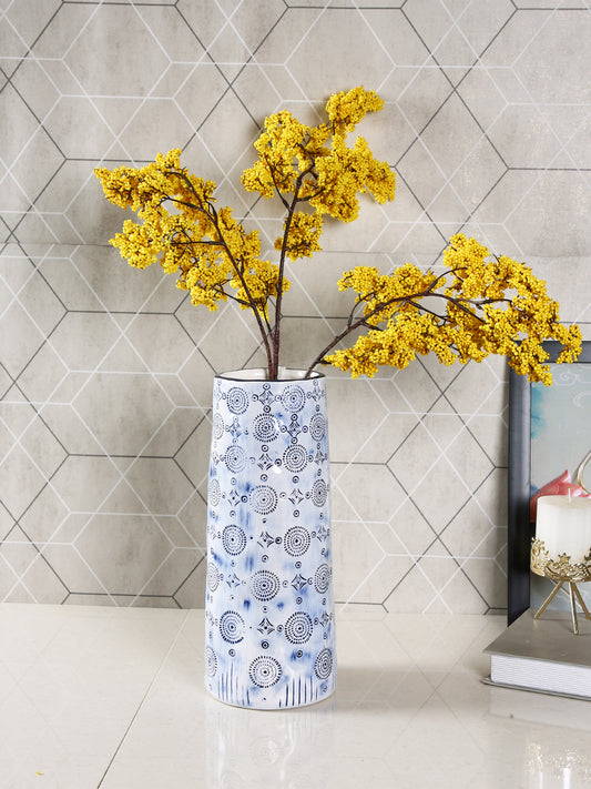 Yellow & Brown 2 Pieces Blooming Branches Artificial Flower