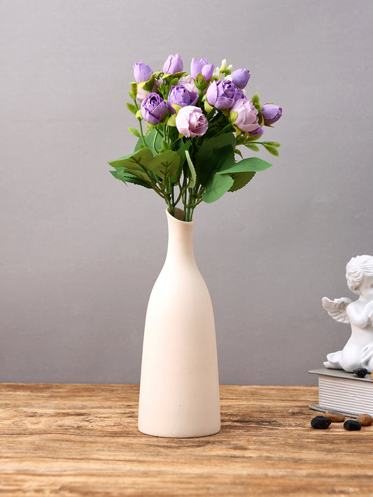 Lavender & Green 2 Pieces Rose Buds Artificial Flower