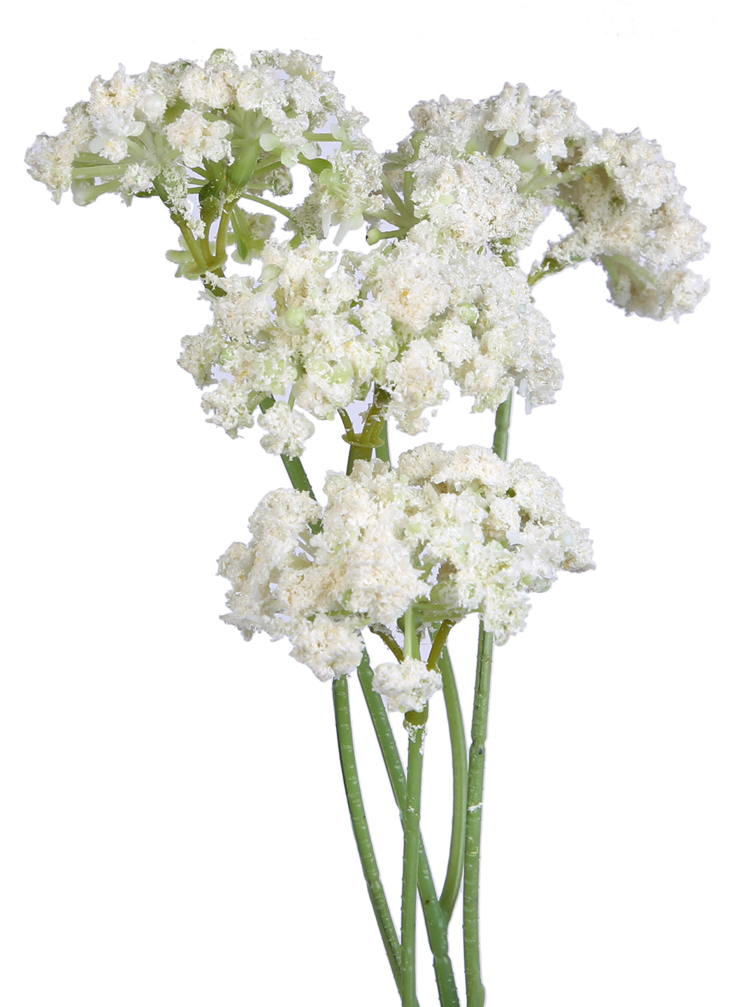 White & Green 2 Pieces Statice Artificial Flower