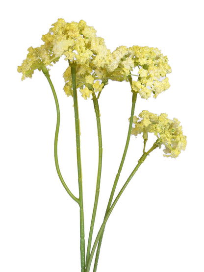 Yellow & Green 2 Pieces Statice Artificial Flower