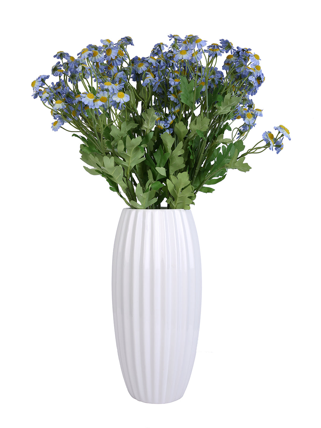 Blue & Green 2 Pieces Wildflower Artificial Bouquet