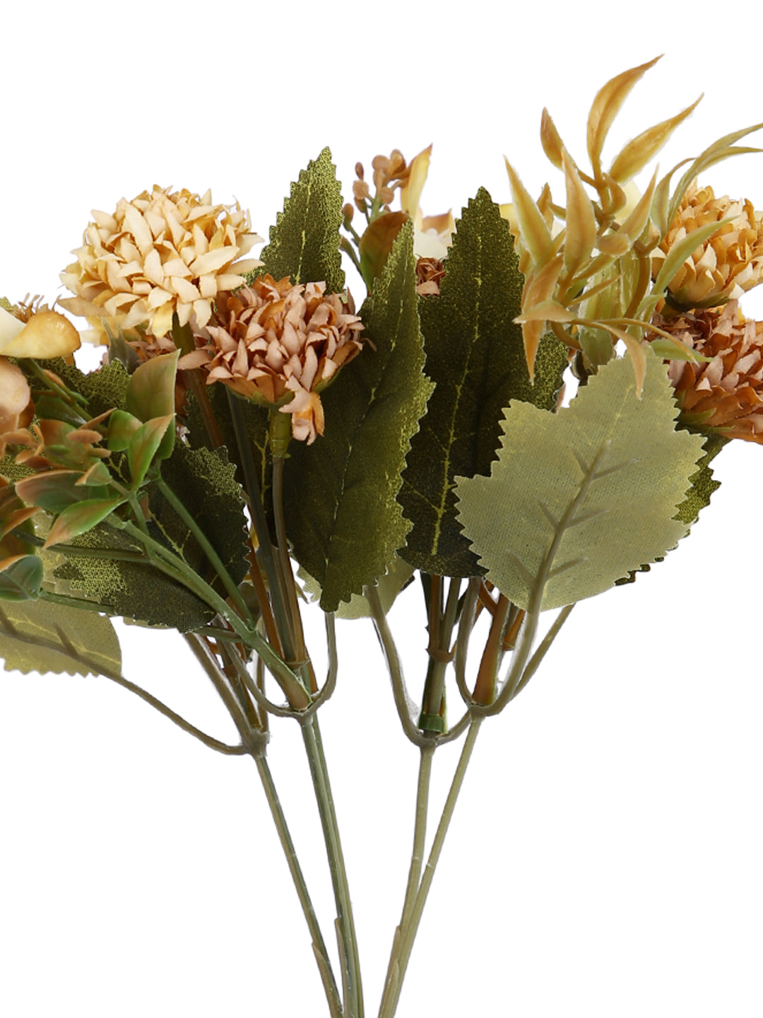 Yellow & Green 2 Pieces Bloom Artificial Flowers