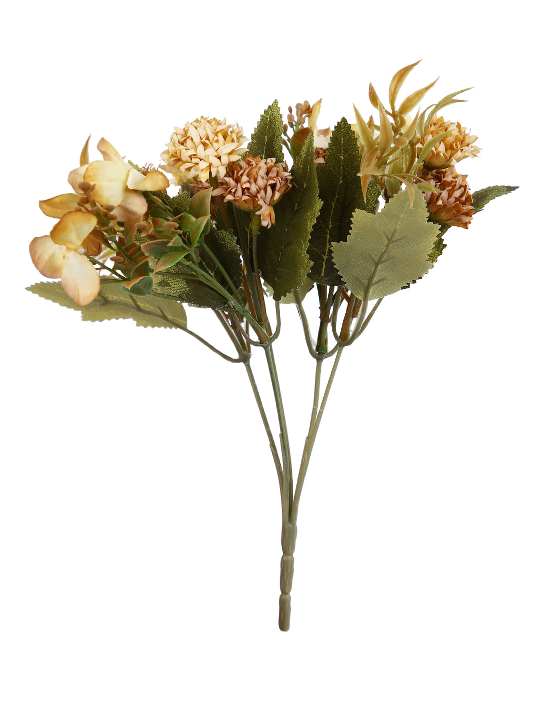 Yellow & Green 2 Pieces Bloom Artificial Flowers