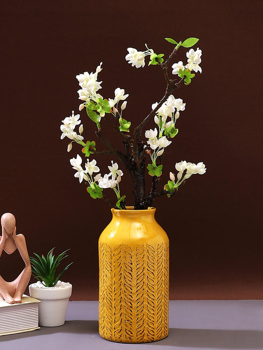 White And Green 2 Pieces Blossom Bougainvillea Artificial Flower