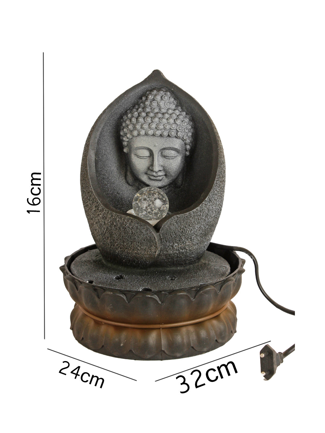 Pristine and Serene Buddha Face statue