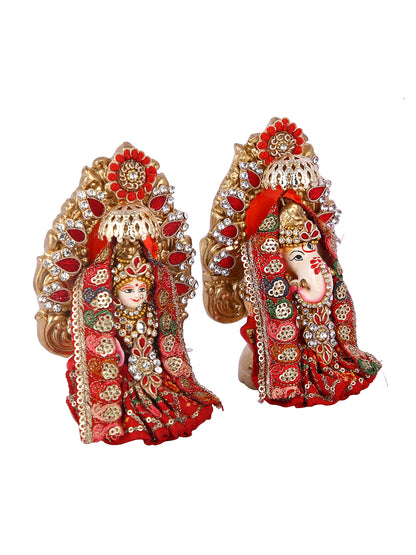 Handpainted Laxmi Ganesh idol