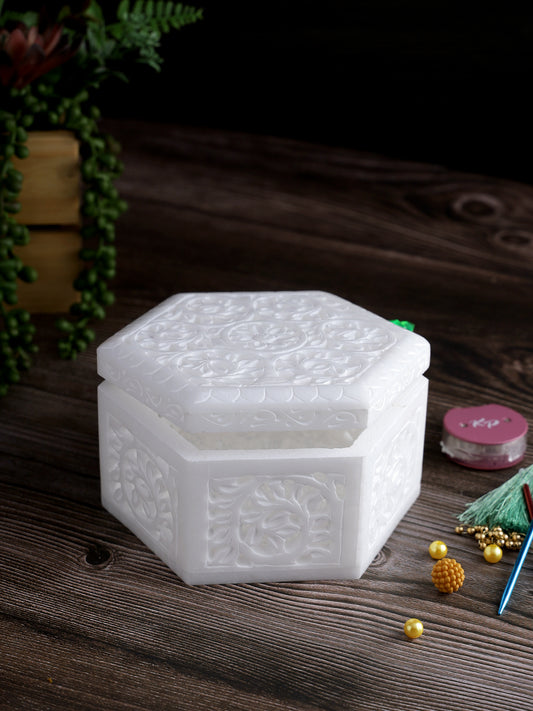 Cutwork Marble Jewellery Box