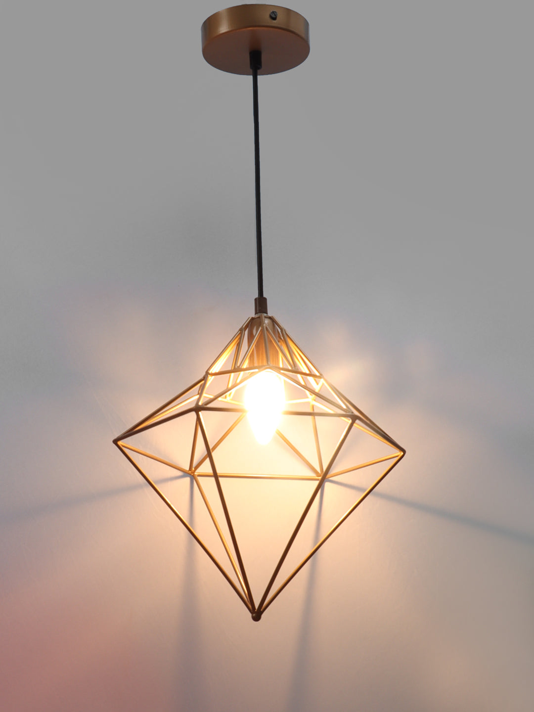 Diamond Shaped Pendant Lamp