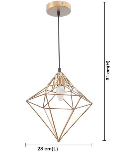 Diamond Shaped Pendant Lamp