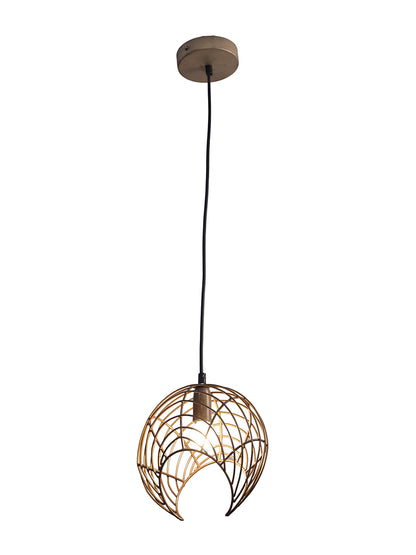 Circular Pendant Lamp in Golden