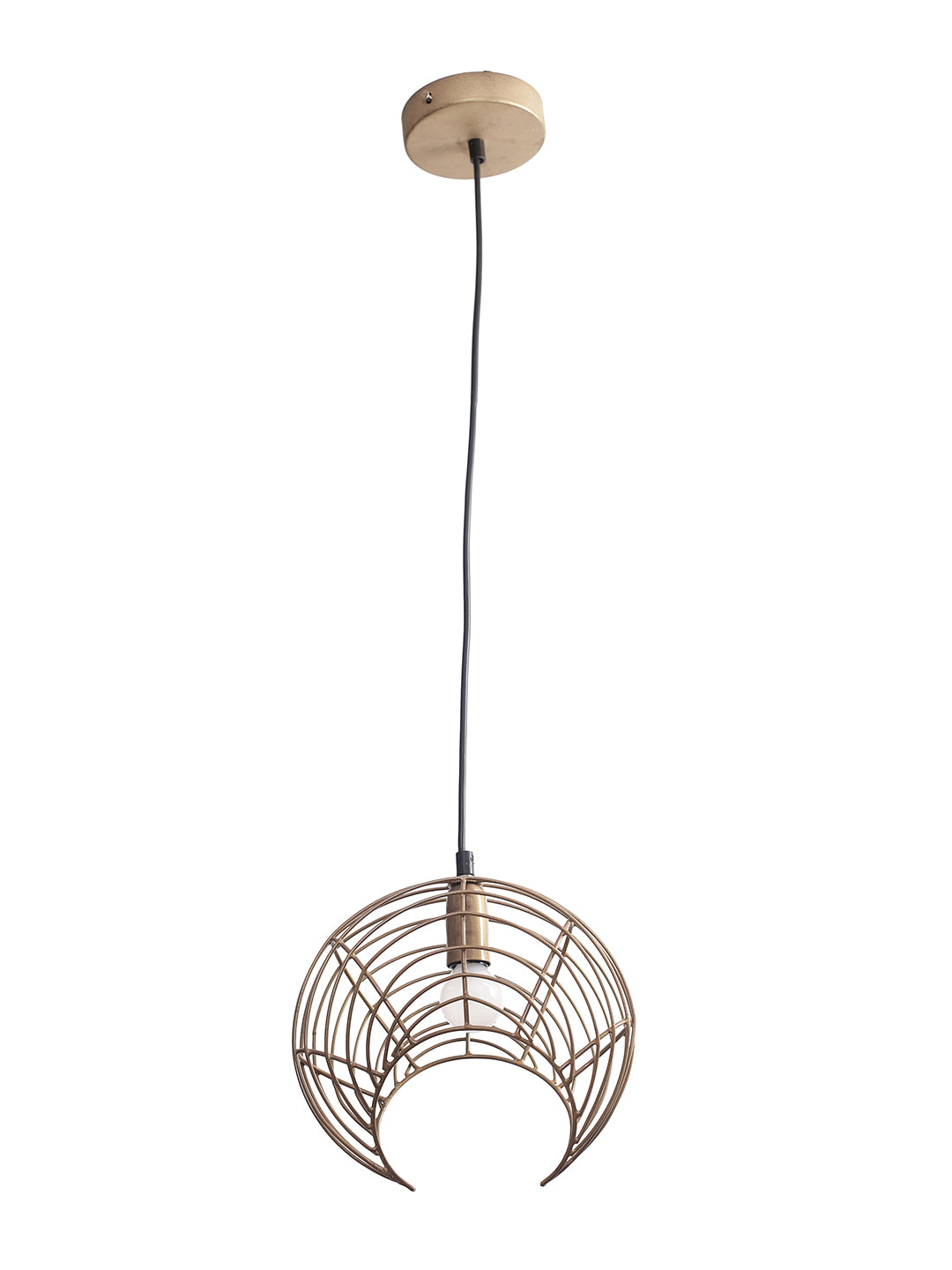 Circular Pendant Lamp in Golden