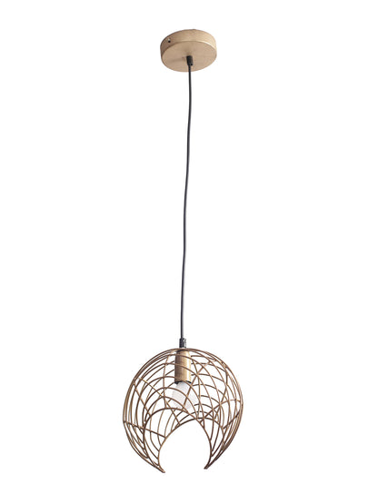 Circular Pendant Lamp in Golden