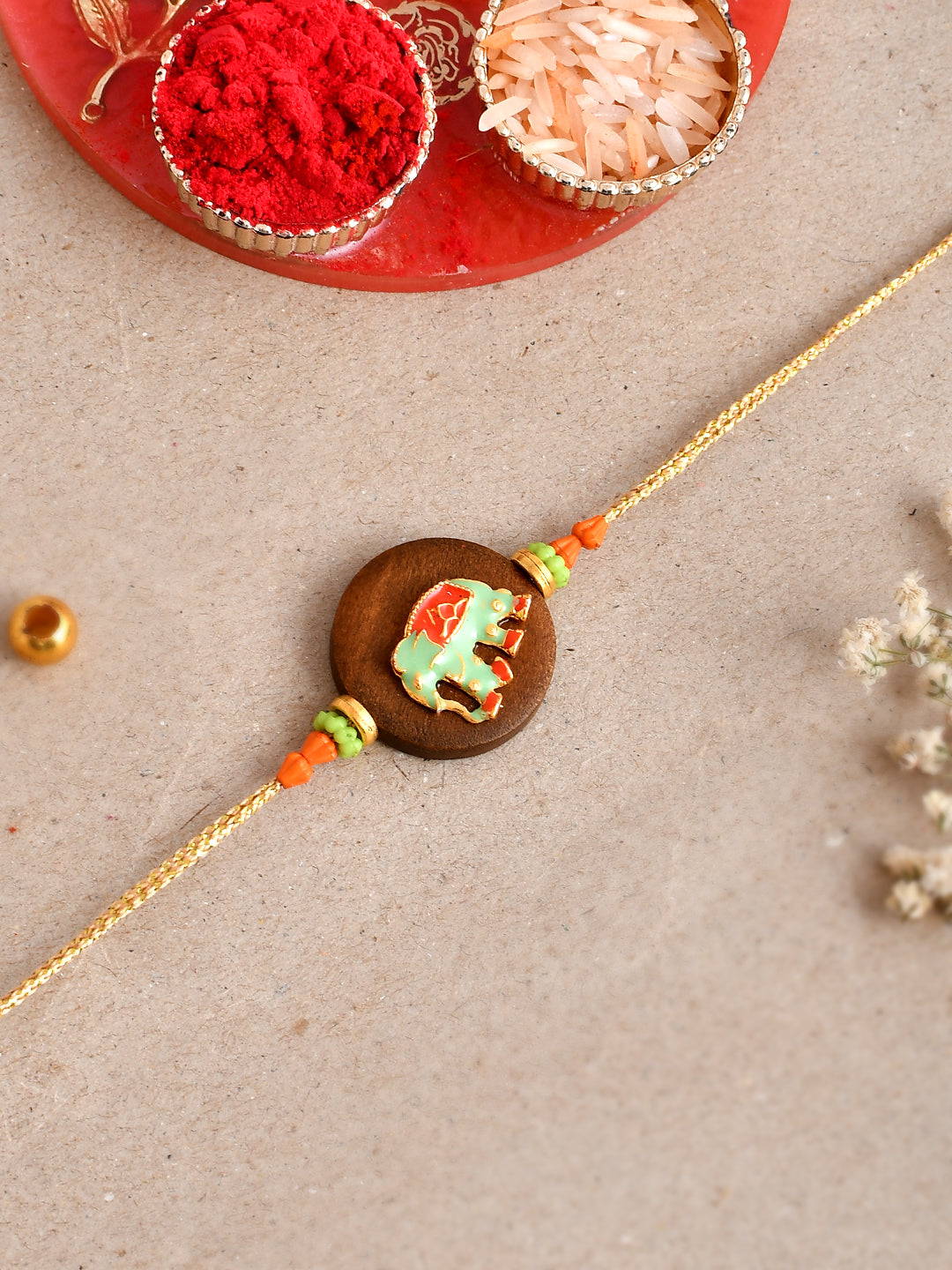 Elephant Motif Bhaiya Rakhi