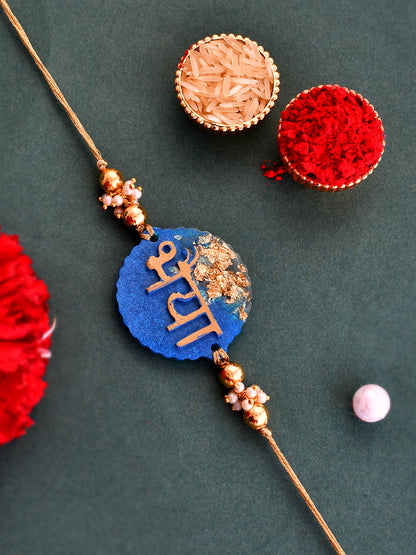 Handwritten Bhaiya Resin Rakhi