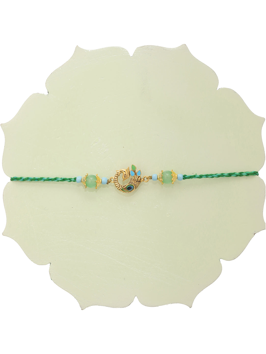 Premium Multi Rakhi with Dry Fruits- Pista & Badam - Raksha Bandhan Gift Set for Brother