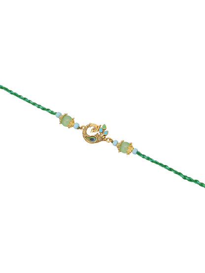 Premium Multi Rakhi with Dry Fruits- Pista & Badam - Raksha Bandhan Gift Set for Brother