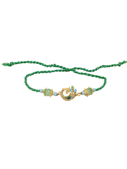 Premium Multi Rakhi with Dry Fruits- Pista & Badam - Raksha Bandhan Gift Set for Brother