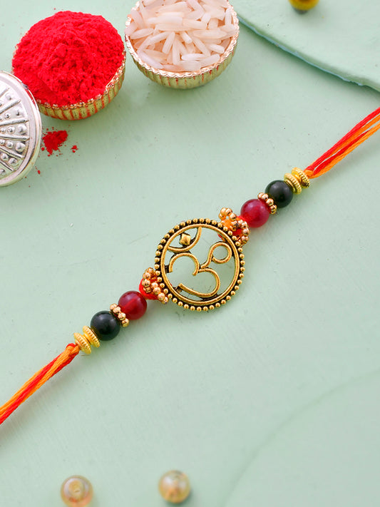 Om Designed Simple Rakhi