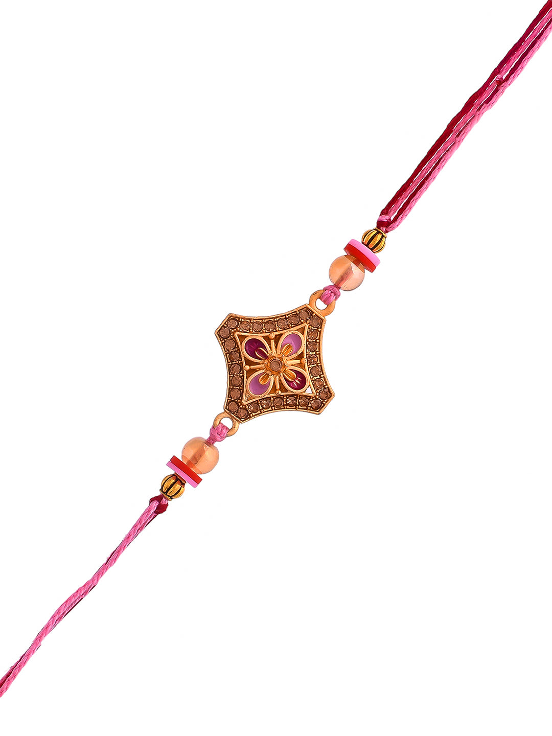 Simple Stone work Rakhi