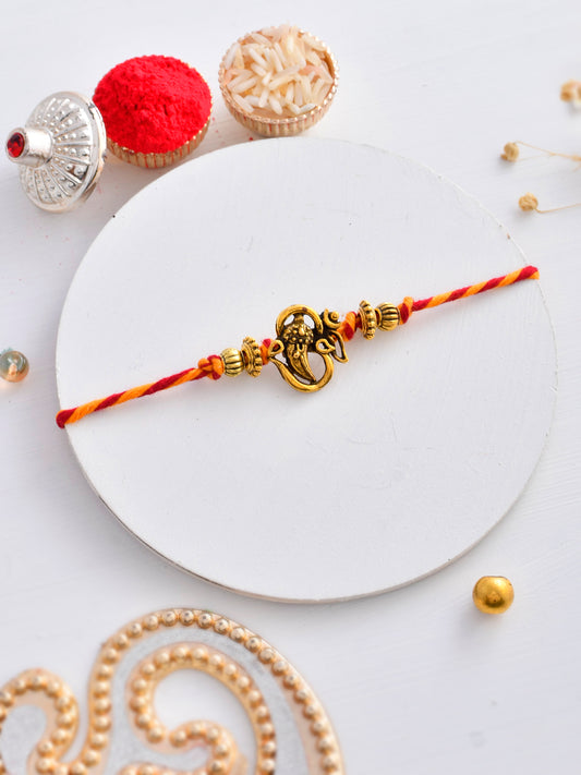 Om Designed Simple Rakhi