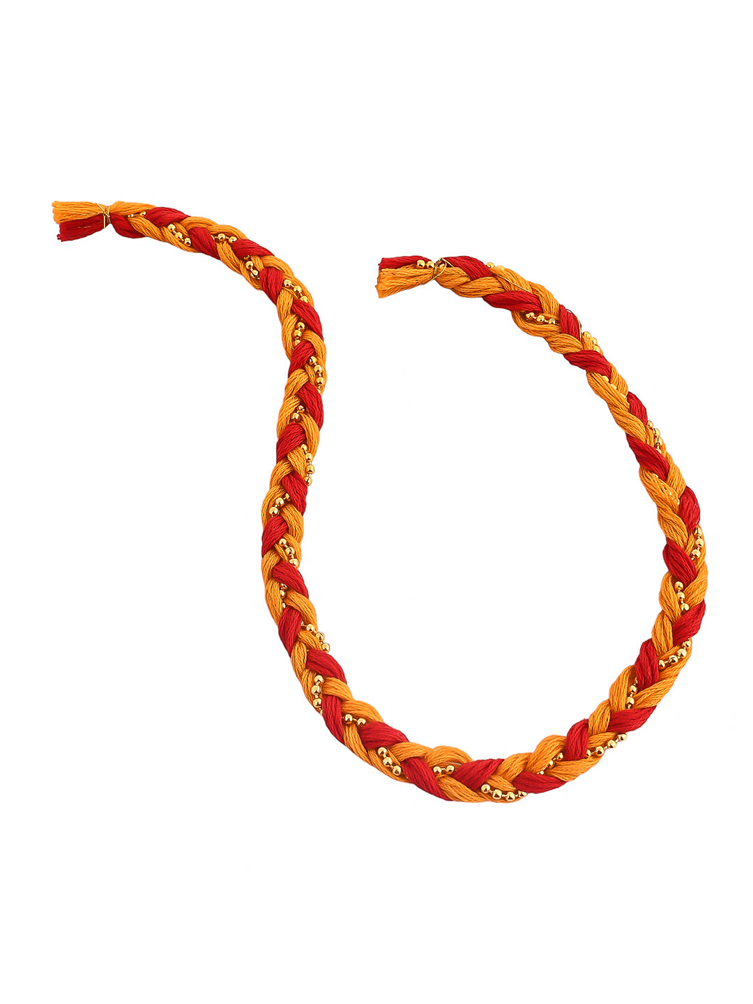 Beautiful Ghungroo Braided Thick Thread Traditional Rakhi