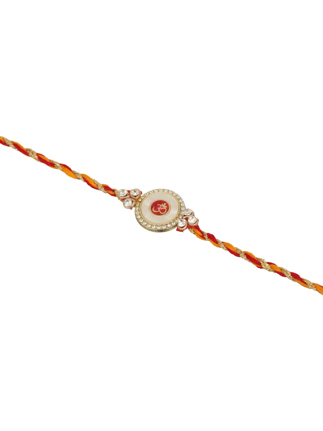 Red Stone Om Bhaiya Single Bhaiya Rakhi