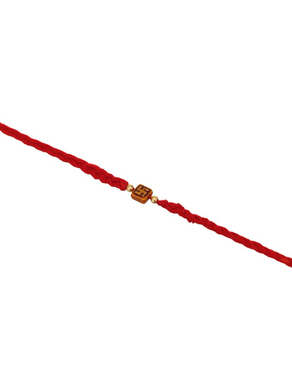 Red Mauli Om Bhaiya Single Bhaiya Rakhi