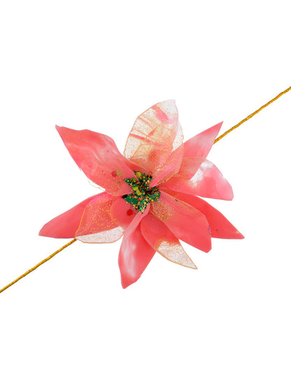 Pink Floral Single Rakhi