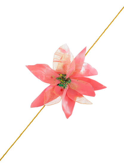 Pink Floral Single Rakhi