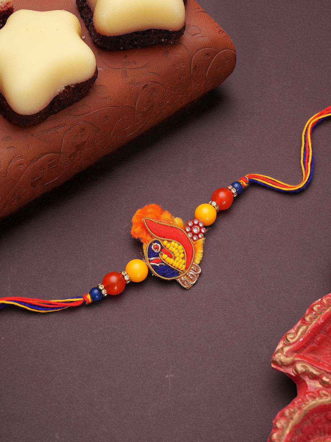 Handmade Peacock Design Rakhi for Brother
