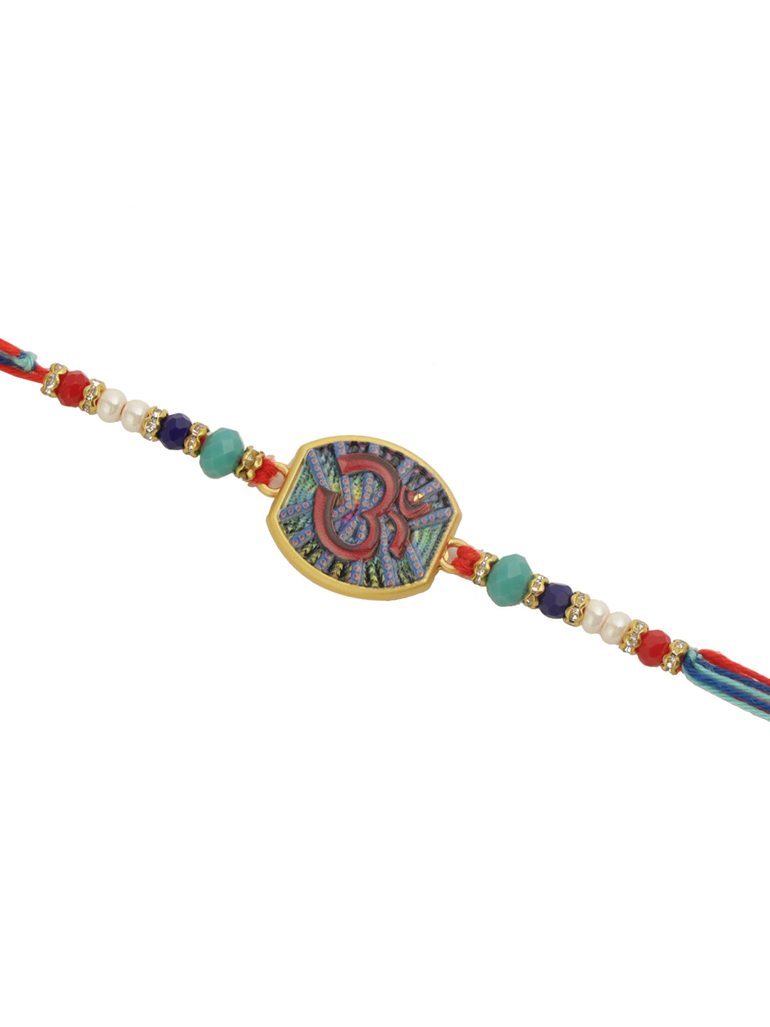 Sacred Om Multicolor Rakhi