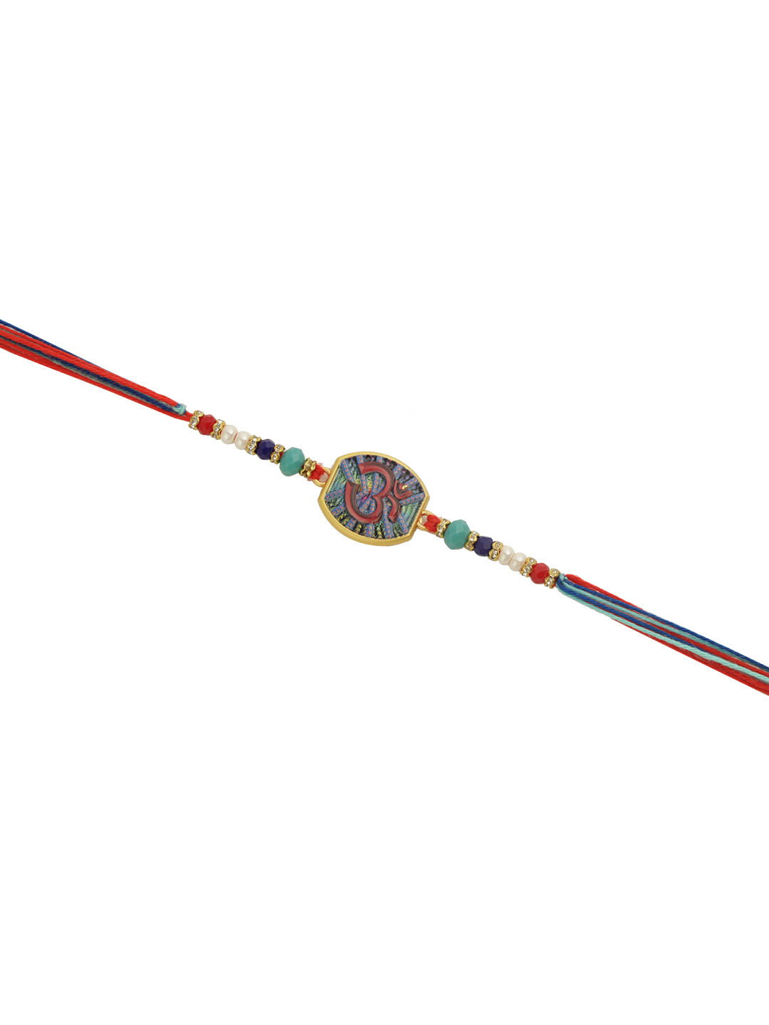 Sacred Om Multicolor Rakhi