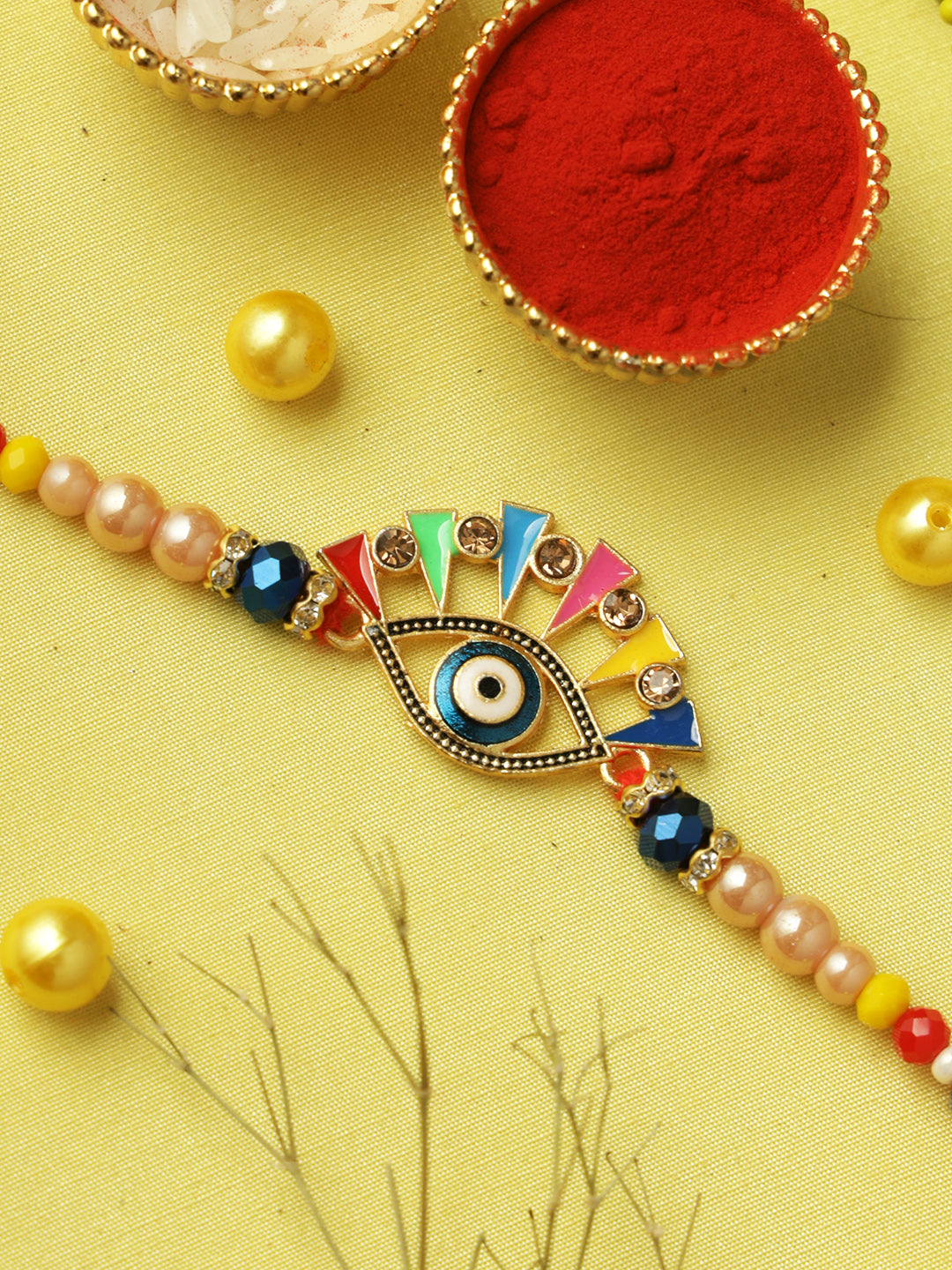 Colourful Evil Eye Protection Rakhi