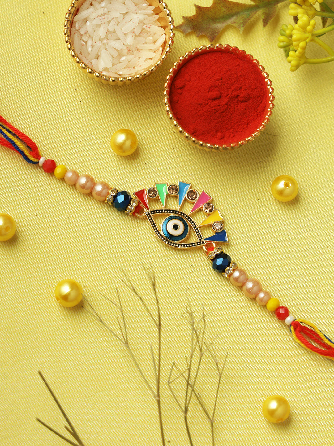 Colourful Evil Eye Protection Rakhi