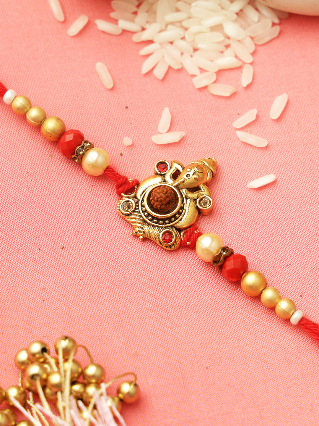 Divine Ganesha Rudraksh Rakhi