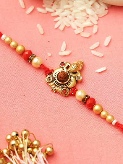 Divine Ganesha Rudraksh Rakhi