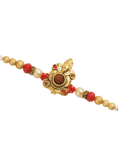 Divine Ganesha Rudraksh Rakhi