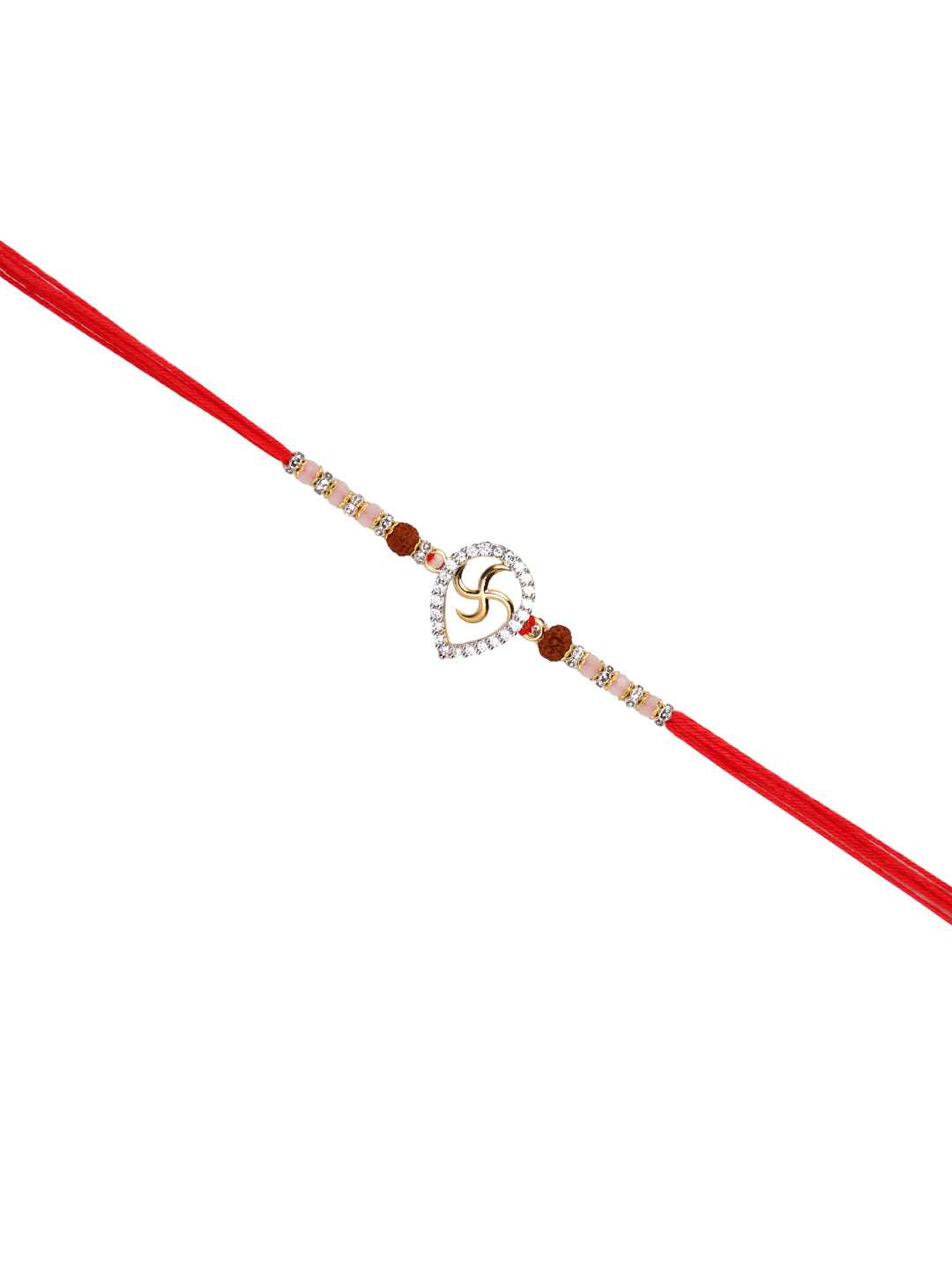 Stone Studded Single Rakhi
