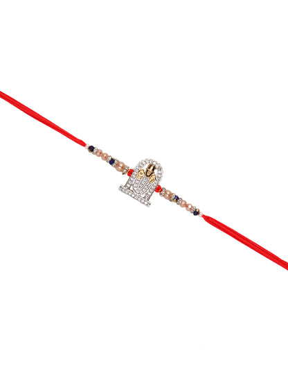 Divine Balaji Stone Studded Multistrand Rakhi