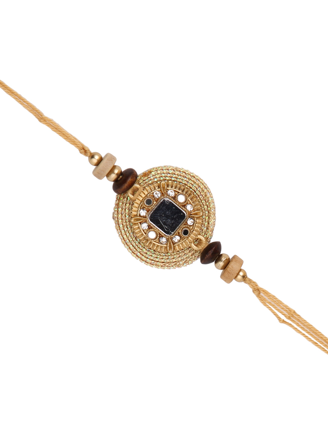 Thread & Beads Work Single Rakhi