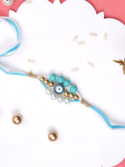 Evil Eye Pearl Rakhi