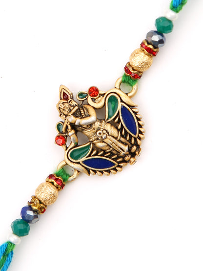 Divine Krishna Designed Multistrand Rakhi
