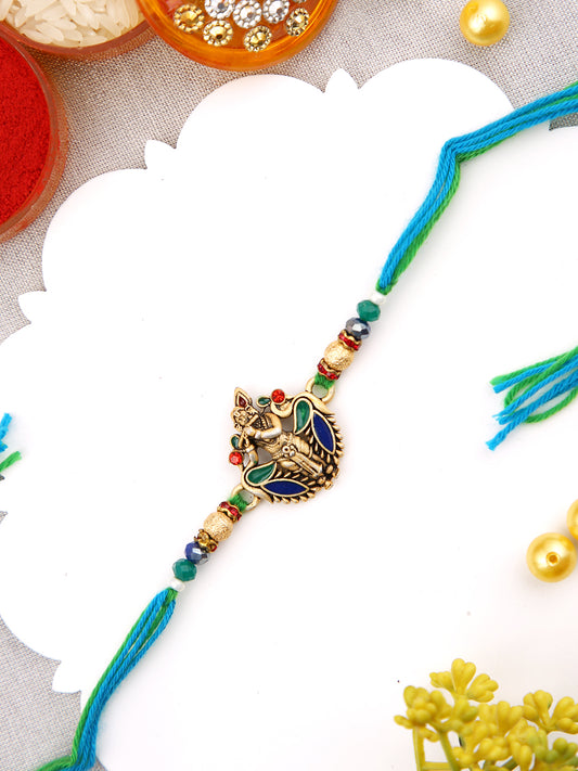 Divine Krishna Designed Multistrand Rakhi