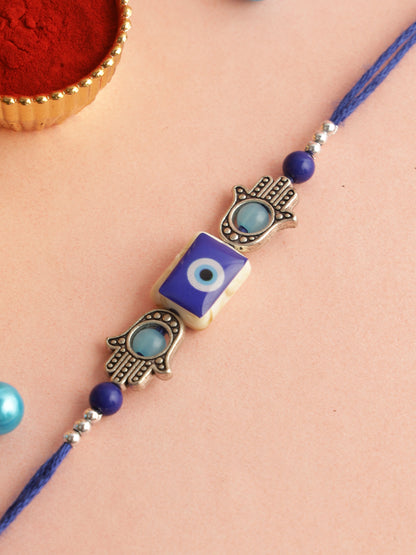 Hamsa Hand Evil Eye Rakhi