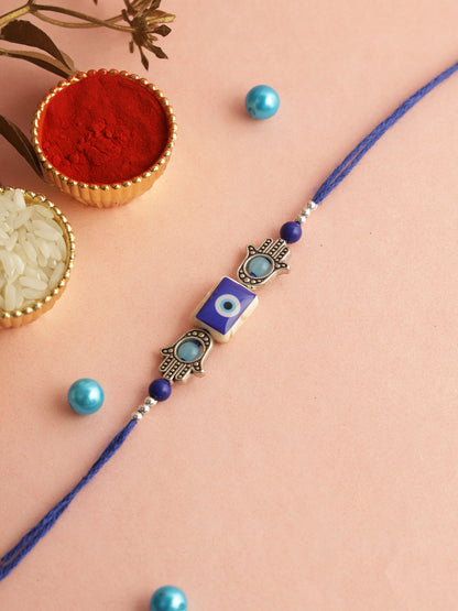 Hamsa Hand Evil Eye Rakhi